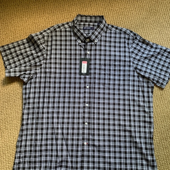 CREMIEUX COLLECTION button down short short sleeve shirt - Picture 1 of 3